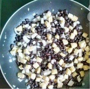 Cách làm món chay cải ngồng xào đậu đen