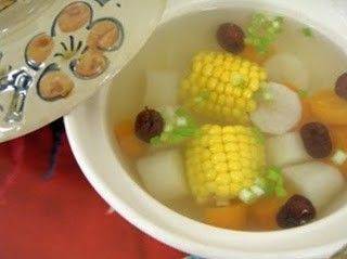 Ăn ngon với món chay: Soup Khoai Từ .