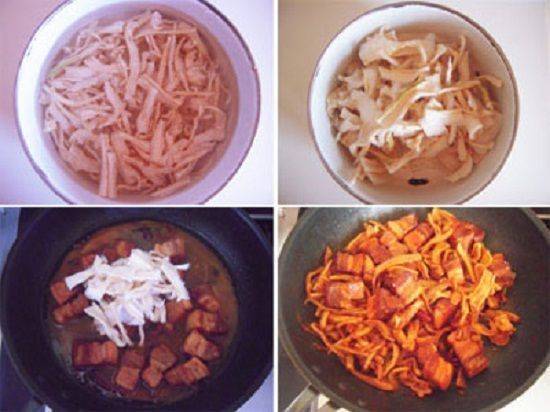 Cách làm món thịt kho củ cải khô lạ miệng
