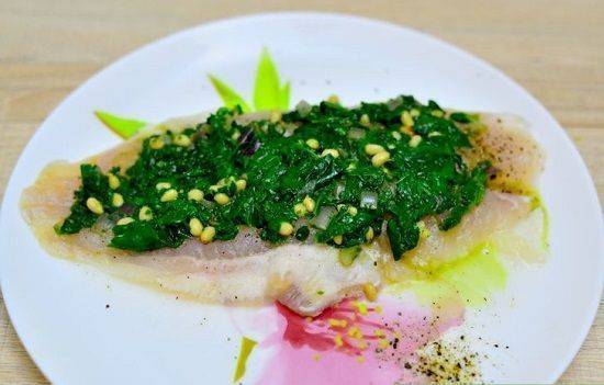 Cách làm món cá phi lê nhồi rau củ nướng