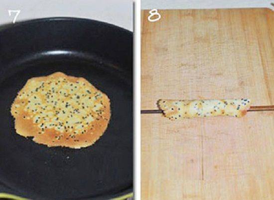 Cách làm bánh quế vừng không cần lò nướng
