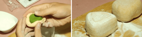 Học cách làm bánh caramen nhân sen trà xanh