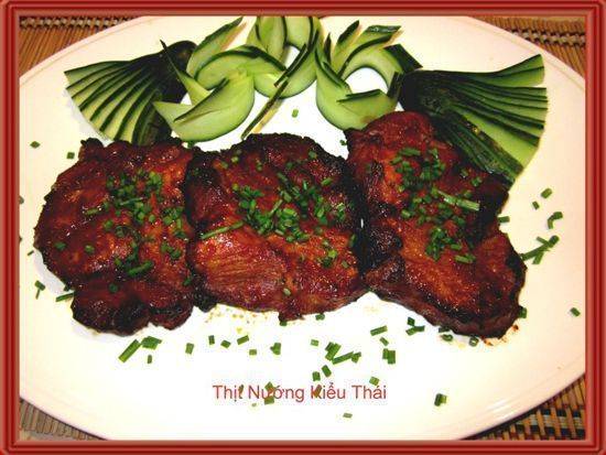 Vào bếp làm món thịt nướng kiểu Thái đãi cả nhà