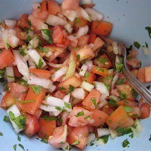 Salad hành tây cà chua
