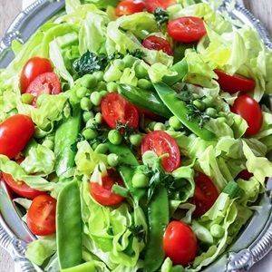 Salad rau canh cà chua