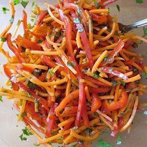 Salad cà rốt ớt chuông