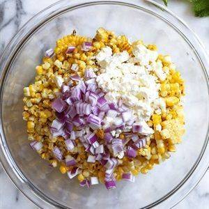 Salad bắp nướng trộn phô mai