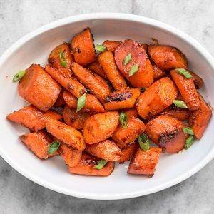 Cà rốt nướng sốt miso