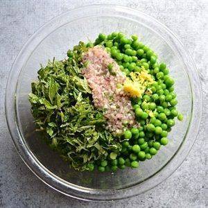 Salad đậu Hà Lan bạc hà