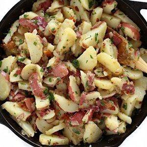 Khoai tây luộc trộn giấm bacon