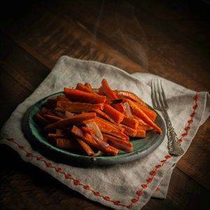 Cà rốt nướng bột quế
