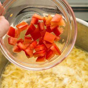 Súp trứng cà chua