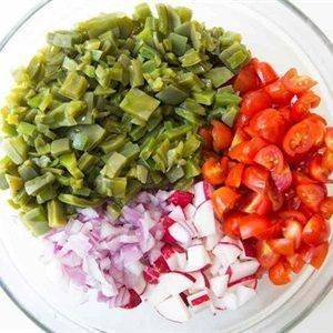 Salad xương rồng cà chua