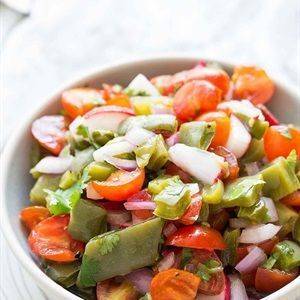 Salad xương rồng cà chua