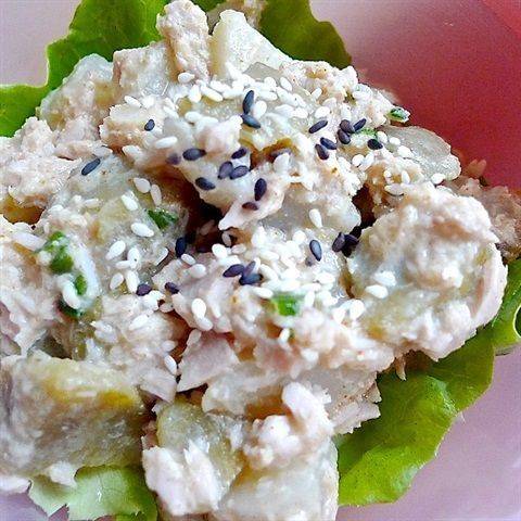 Salad cá ngừ trộn khoai