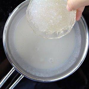Bánh chuối xiêm hấp nước cốt dừa