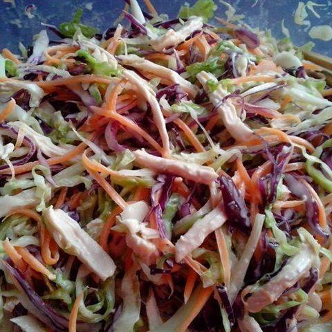 Salad dưa leo trộn thịt gà