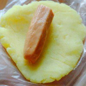 vo tròn từng viên khoai tây