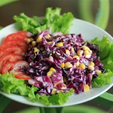 Salad bắp cải tím