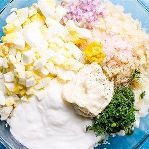 Salad bông cải trắng khoai tây