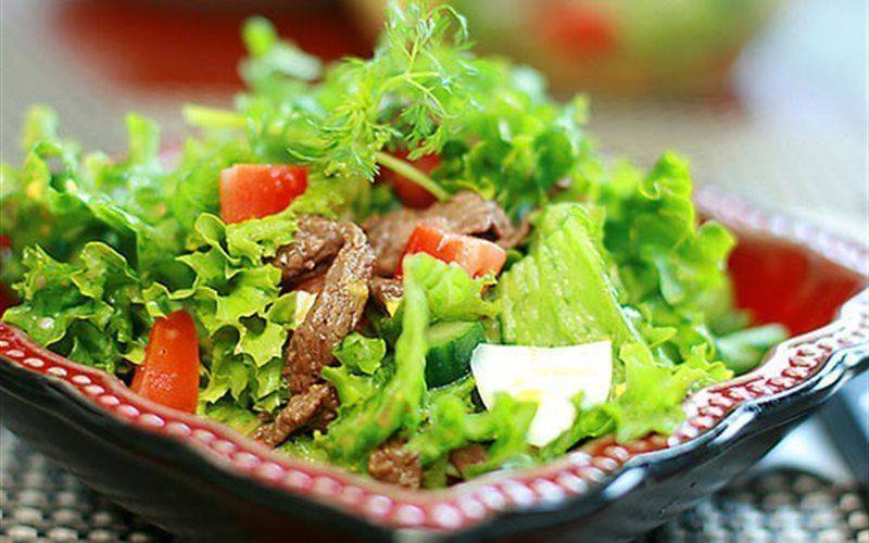 Salad trộn bò