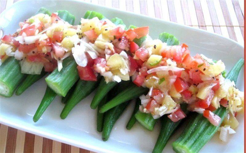 Salad đậu bắp