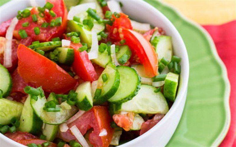Salad dưa leo cà chua